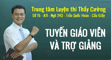 TUYỂN GIÁO VIÊN VÀ TRỢ GIẢNG