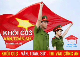 LỊCH ÔN THI KHỐI C03 (Văn,Toán,Sử) THI CÁC TRƯỜNG CÔNG AN - Trung tâm Luyện thi Thầy Cường, cuongphat.edu.vn
